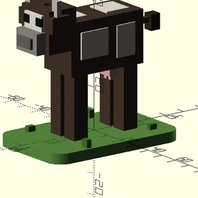 Minecraft Mobs – Bộ mob để bàn (Zombie, Cow, Enderman)