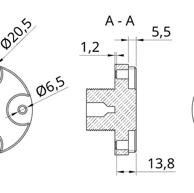 Giá treo cáp Type 2 gắn nam châm