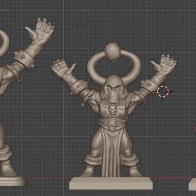 Tiny Heroquest Chaos Sorcerer – Pháp sư Hỗn Mang phong cách Tiny