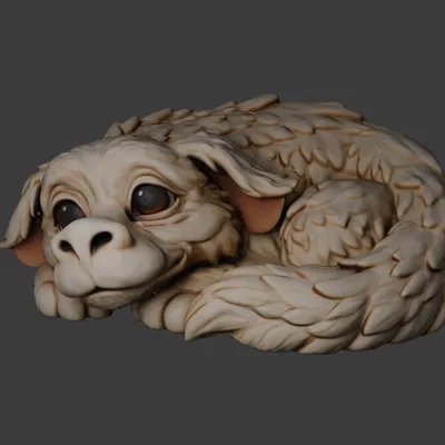 Baby Glücksdrache Fuchur / baby luckdragon falkor