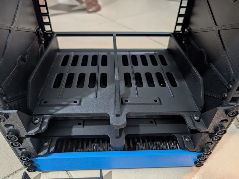 (REMIX) Kệ 1U 2 ổ 3.5" cho rack 10" (bản Mod10) - Image 1