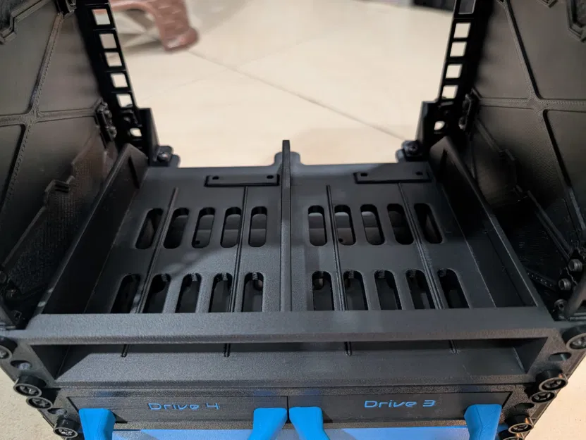 (REMIX) Kệ 1U 2 ổ 3.5" cho rack 10" (bản Mod10) - Image 2
