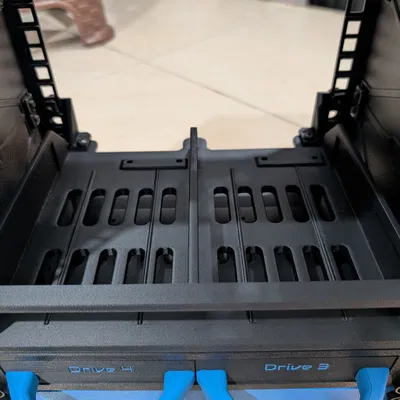 (REMIX) Kệ 1U 2 ổ 3.5" cho rack 10" (bản Mod10)