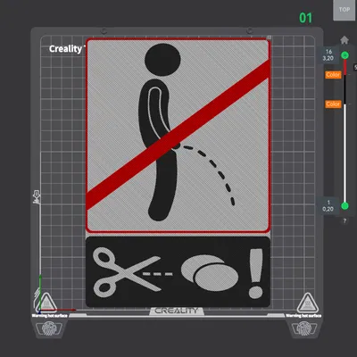 Bảng “Cấm đi tiểu” treo tường – Logo/Poster trang trí