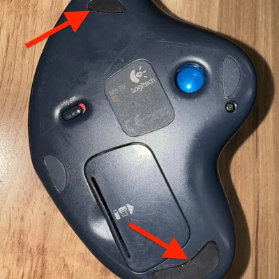Miếng cao su chân đế thay thế cho trackball Logitech M570