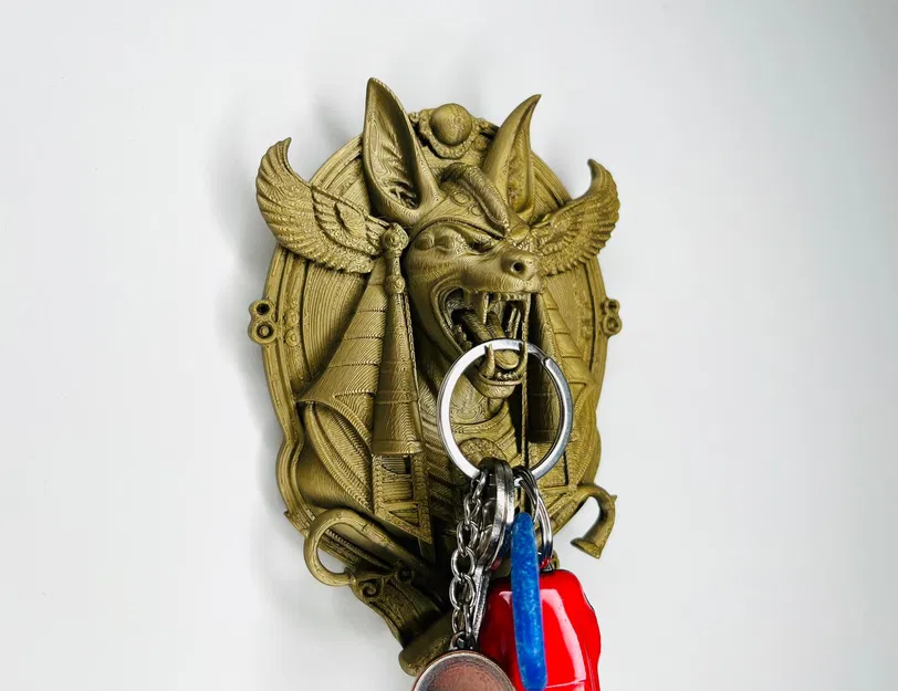 Kệ treo tường móc khóa Anubis (Anubis key chain organizer) - Image 1