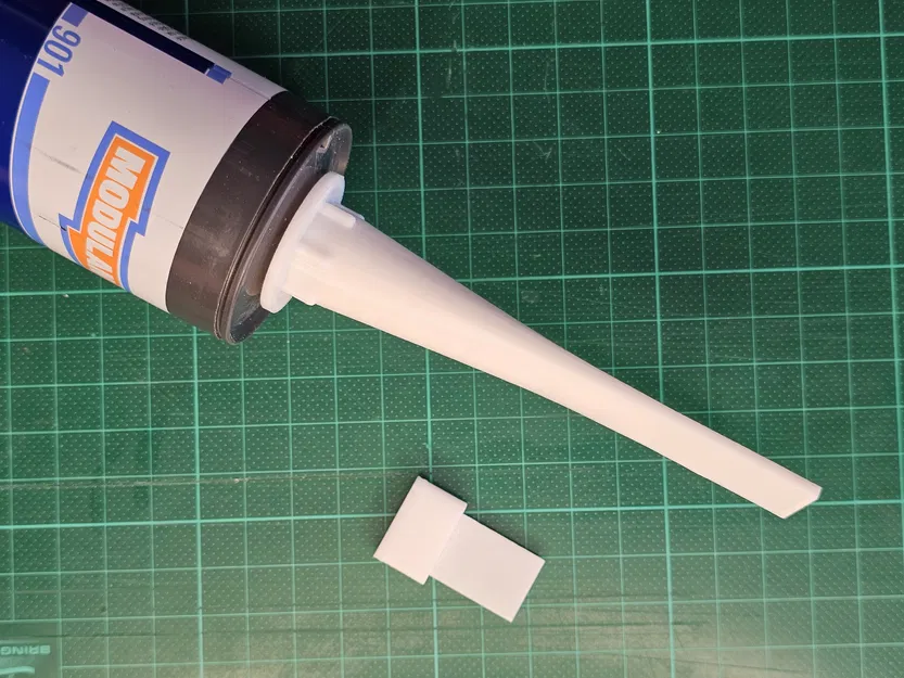 Đầu vòi dẹt cho silicone / keo dán xây dựng - Image 1