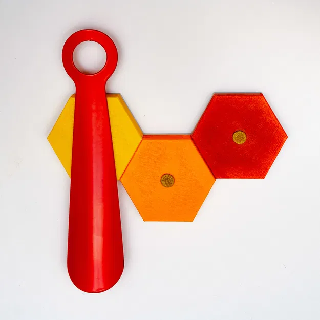 Giá treo nạy giày gắn tường dùng nam châm (Magnetic shoe horn wall mount) - Image 1