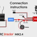OpenRC Tractor MK2.4 – Máy kéo RC phiên bản nâng cấp - Thumbnail 13