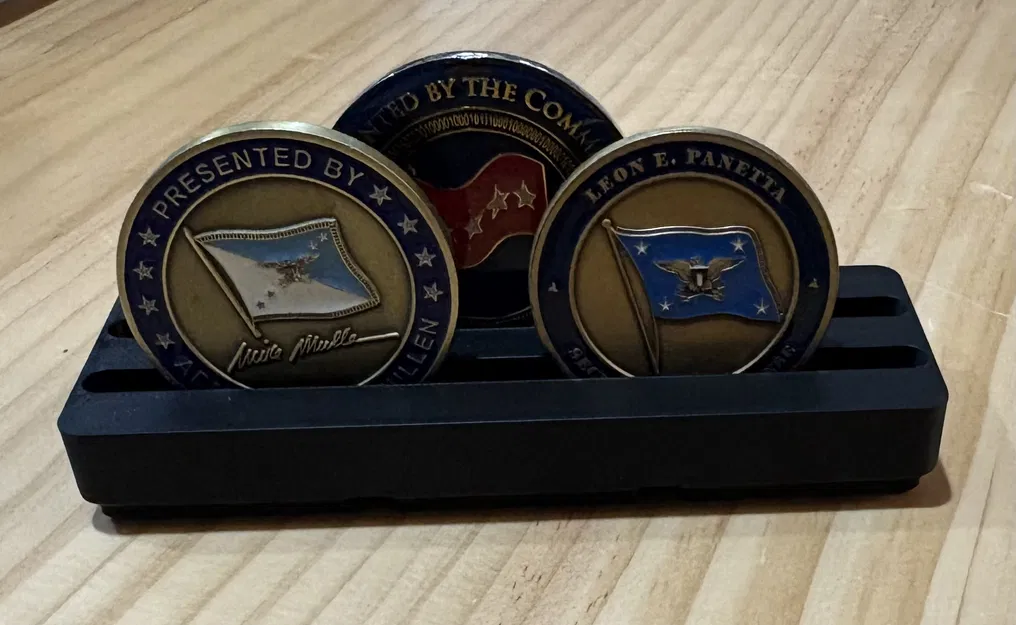 Giá đỡ Challenge Coin Gridfinity - Image 1