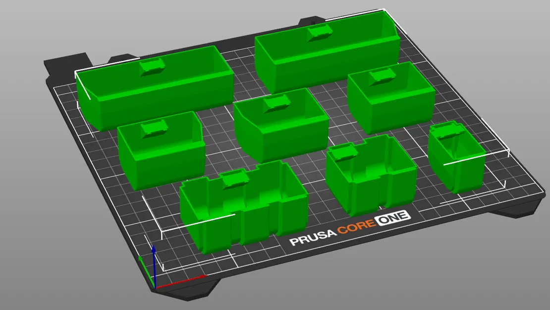 Hệ thống hộp modular cho KISTENBERG / Prosperplast NORT 12 Organizer - Image 2