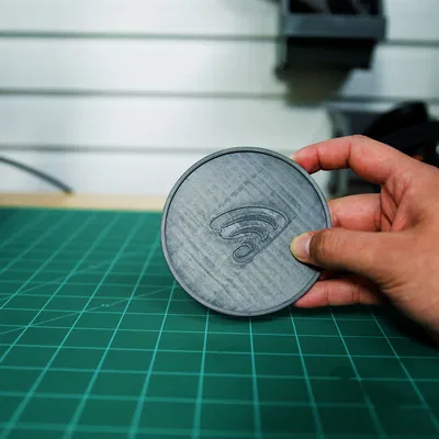 Tượng Wifi NFC kèm Miếng lót ly (Coasters)