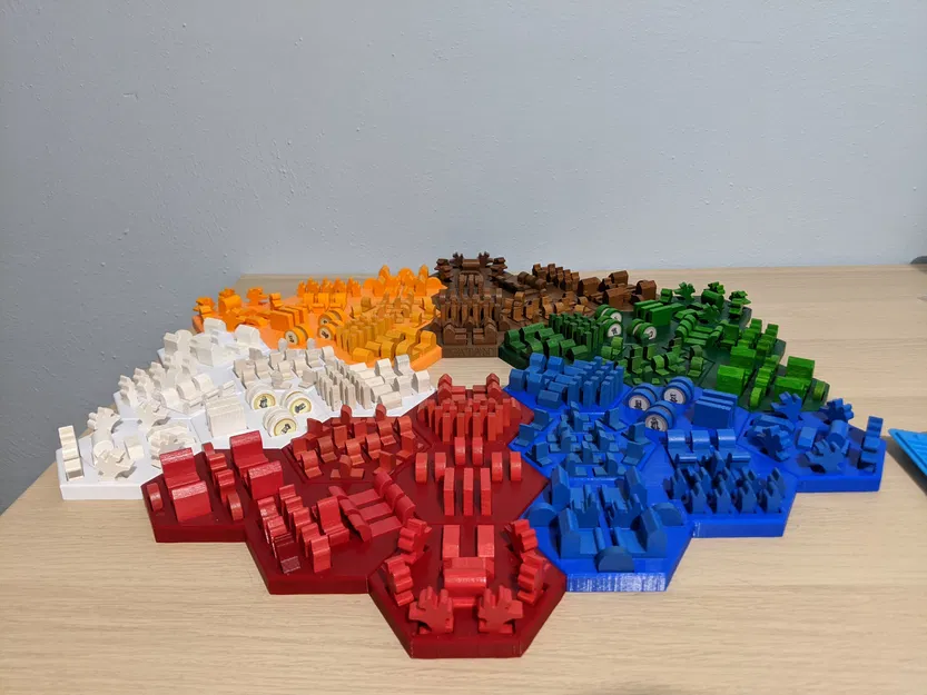 Khay đựng quân/miếng Catan (Catan Game Pieces Holders) - Image 1