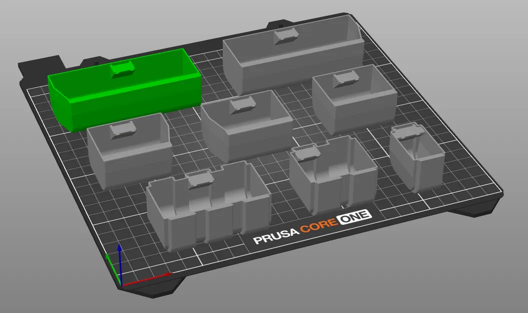 Hệ thống hộp modular cho KISTENBERG / Prosperplast NORT 12 Organizer - Image 42