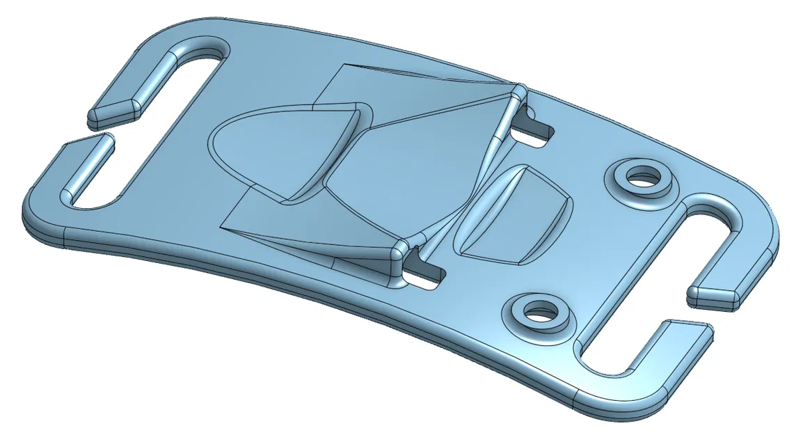 Ngàm gắn (Mounting Bracket) cho đèn đội đầu Princeton Tec Apex - Image 2