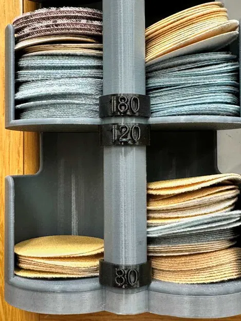 Thẻ grit cho Turningwood.com Disk Tower 3" - Image 1