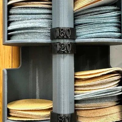 Thẻ grit cho Turningwood.com Disk Tower 3"