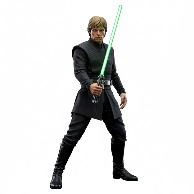 Miniature Luke Skywalker (Star Wars‑inspired) – Mô hình 3D - Image 1