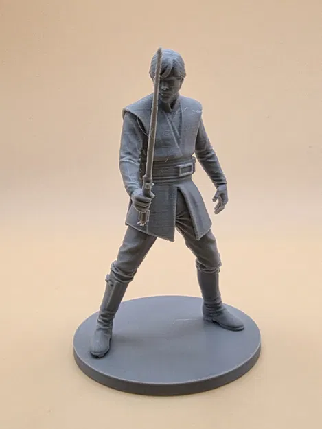 Miniature Luke Skywalker (Star Wars‑inspired) – Mô hình 3D - Image 2