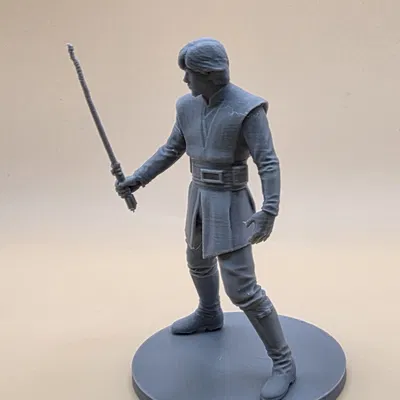 Miniature Luke Skywalker (Star Wars‑inspired) – Mô hình 3D