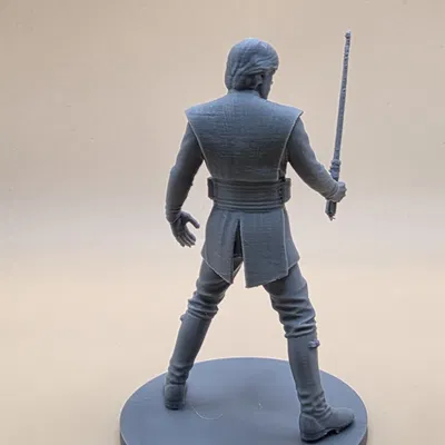 Miniature Luke Skywalker (Star Wars‑inspired) – Mô hình 3D