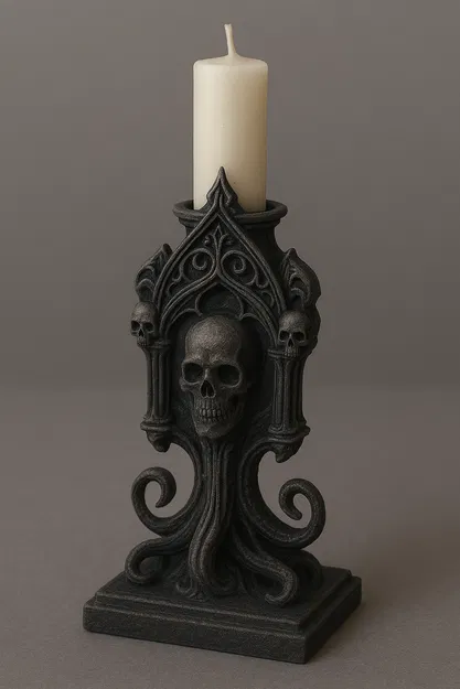 Chân nến Gothic (Gothic candelabra) - Image 3