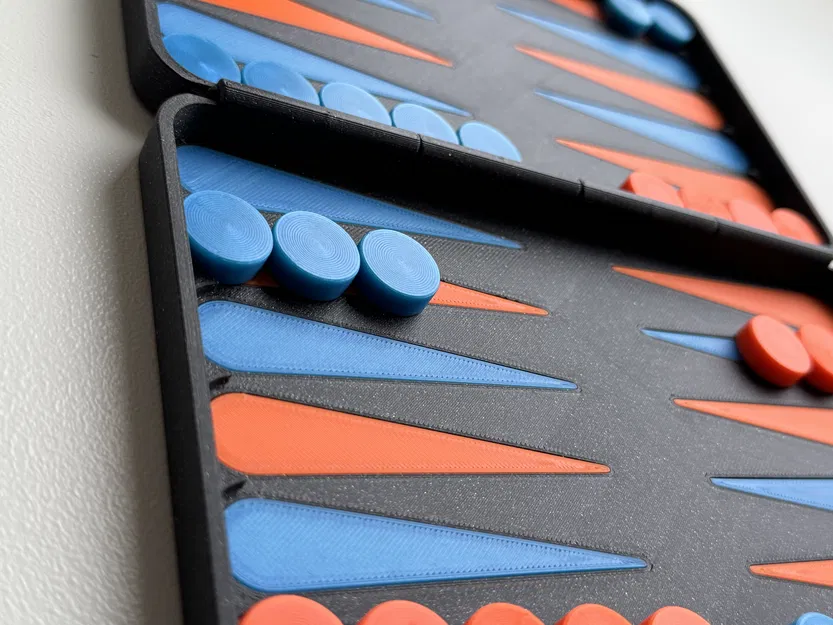 Backgammon To-Go (Bộ backgammon du lịch gập gọn) - Image 2