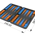Backgammon To-Go (Bộ backgammon du lịch gập gọn) - Thumbnail 3