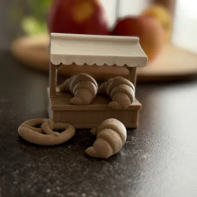 Pretzel (Bánh Pretzel) – Mô hình mini chủ đề tiệm bánh