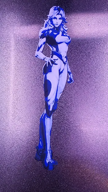 Invisible Woman Marvel Rivals Hueforge - Không cần AMS/MMU - Image 1