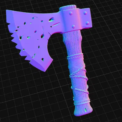 Rìu Chi Tiết (Detailed Axe)