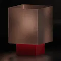 Đèn bàn khối lập phương gân (Cube ribbed table lamp) - Thumbnail 1