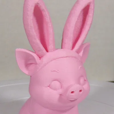 Heo Phục Sinh đội tai thỏ