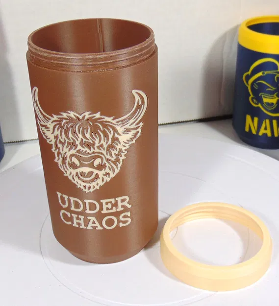 Giá giữ chai bia cổ dài (Long-Neck) hình bò Highland – Bottle Beer Koozie - Image 1