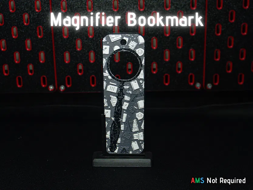 Magnifier Bookmark - Hueforge - Image 1