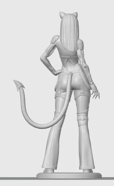 Tượng Cyber Cat-Girl 40 - Image 2