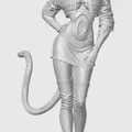 Tượng Cyber Cat-Girl Figurine 41 - Thumbnail 1