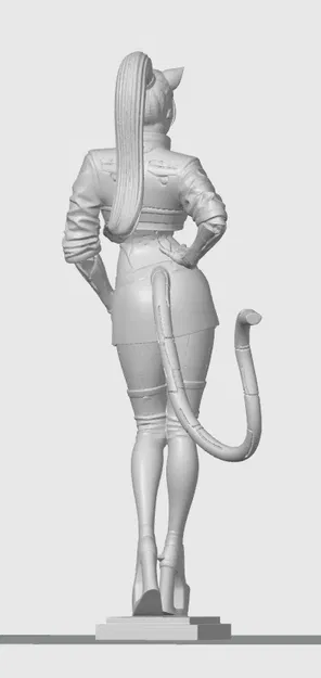 Tượng Cyber Cat-Girl Figurine 41 - Image 2