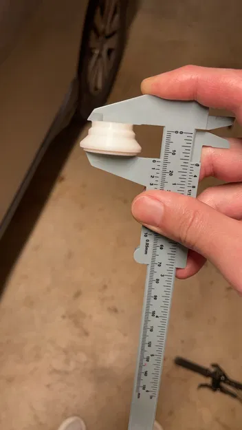 Nắp end cap trái (phía thắng) cho vitus DHF 112 front hub (KTi QL-TW1F) - Image 2