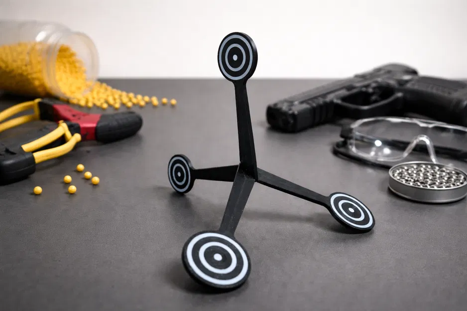 Bia Walking Target tự reset, modular cho slingshot/airsoft/archery - Image 1