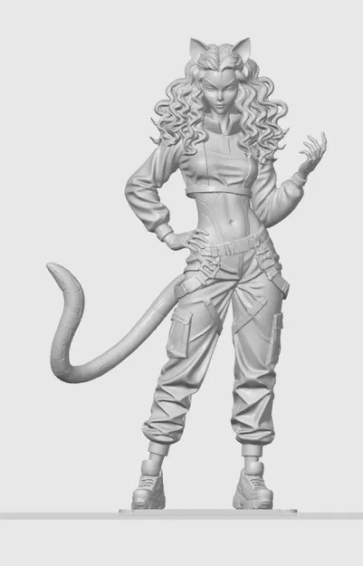 Figurine Cyber Cat-Girl 43 - Image 1