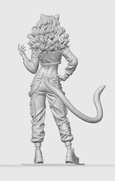 Figurine Cyber Cat-Girl 43 - Image 2