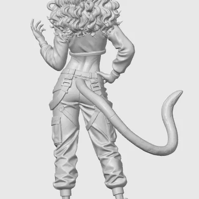 Figurine Cyber Cat-Girl 43