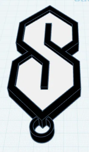 Móc khóa chữ S siêu ngầu (The Super Cool S Keychain) - Image 1