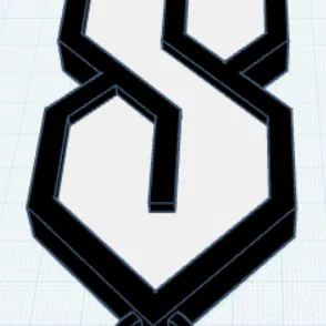 Móc khóa chữ S siêu ngầu (The Super Cool S Keychain)