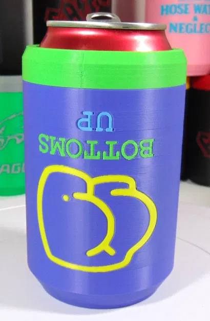 Koozie giữ lon “Bottoms Up” nắp vặn (Screw Top) - Image 1