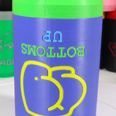 Koozie giữ lon “Bottoms Up” nắp vặn (Screw Top)
