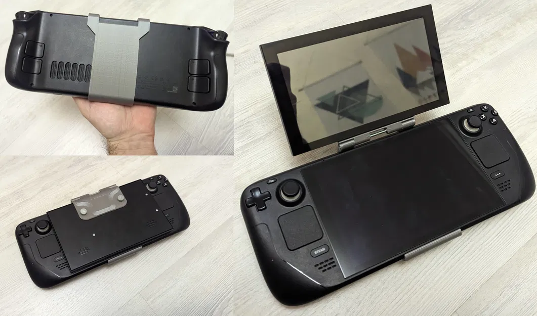 Giá gắn màn hình LCD 7 inch dạng snap-on cho SteamDeck - Image 1