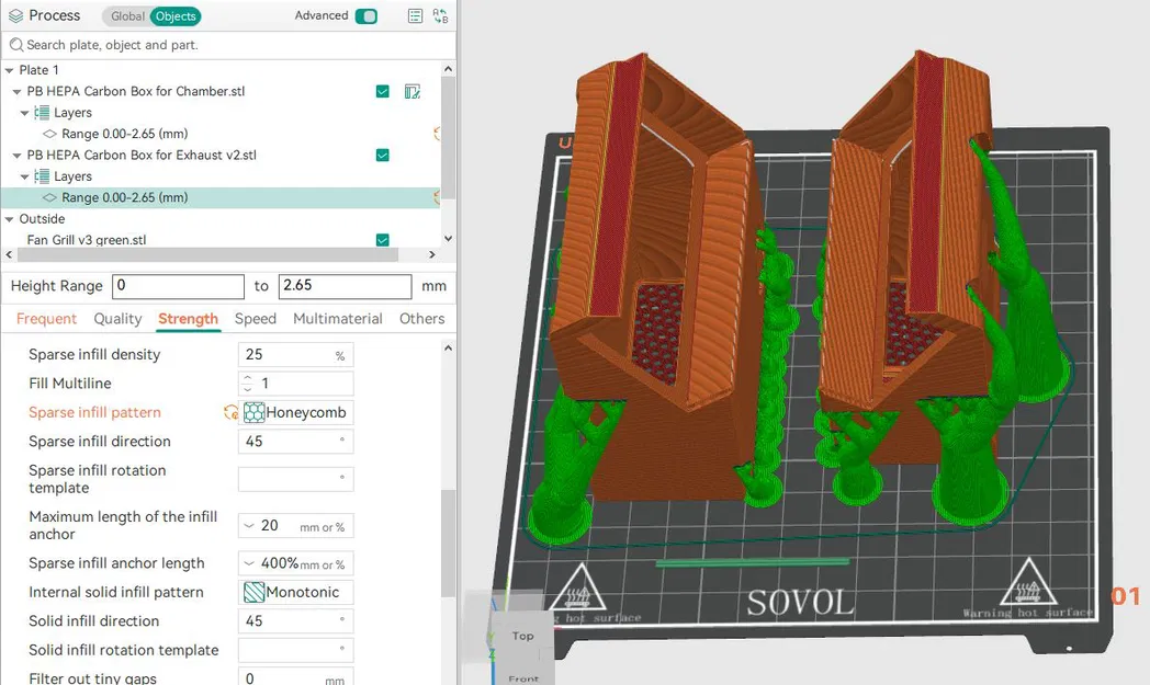 PB Design - Sovol Zero - "ZeroTwins - TheRight" // HEPA Carbon Exhaust - Image 19