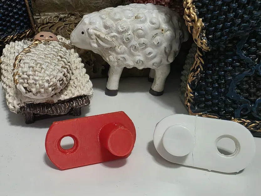 Chốt chặn dowel cửa tủ giày Ikea Gullaberg - Image 1